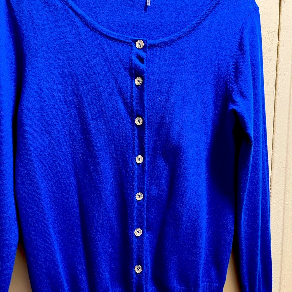 Royal blue cardigan